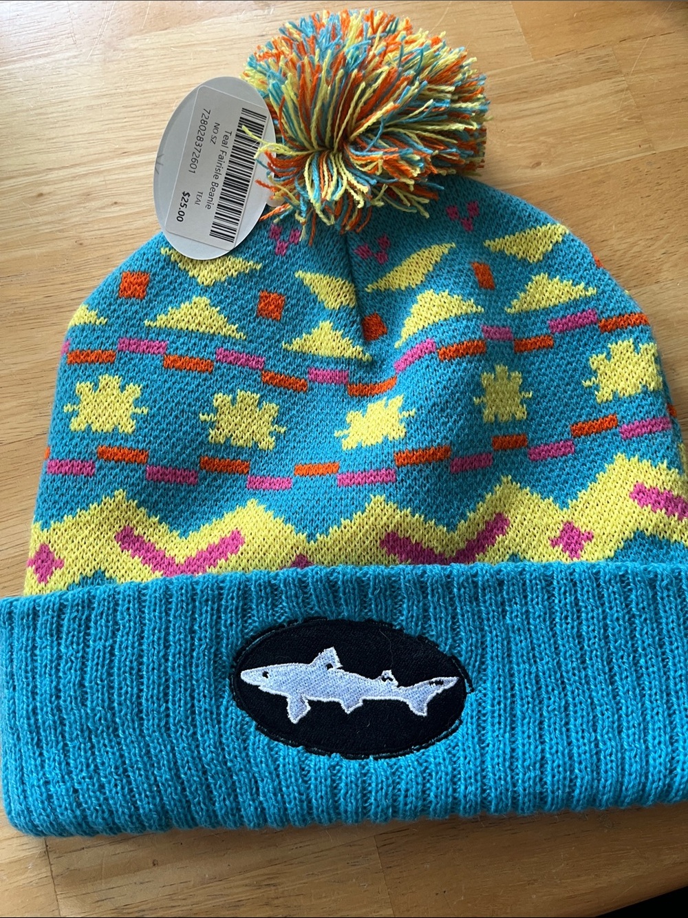 Teal Winter Dogfish Head Beanie